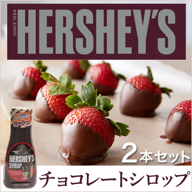 【HERSHEY’S】チョコシロップかけるだけ！簡単チョコスイーツ（おうちカフェ）2本セット