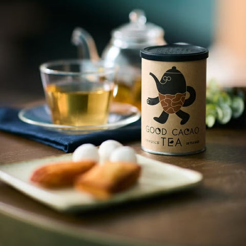 ＜心ほどける香り＞カカオティー2種【和紅茶・ほうじ茶】