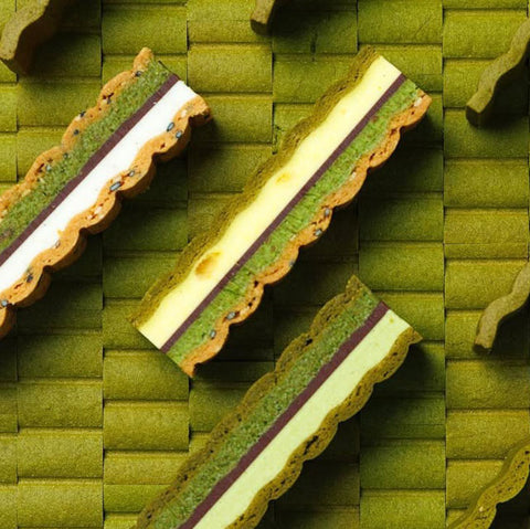 濃厚！宇治抹茶づくしのクリームサンドサブレお得な6箱（18本）要冷蔵商品