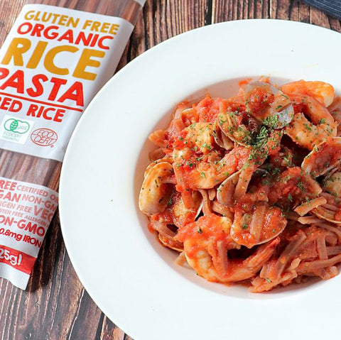 ＜緊急販売＞もちもち！オーガニック米粉のパスタ【12袋】