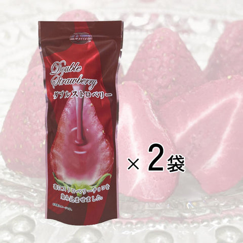 ＜苺チョコしみしみ＞ リッチな大粒ダブルストロベリーチョコ 【2袋】