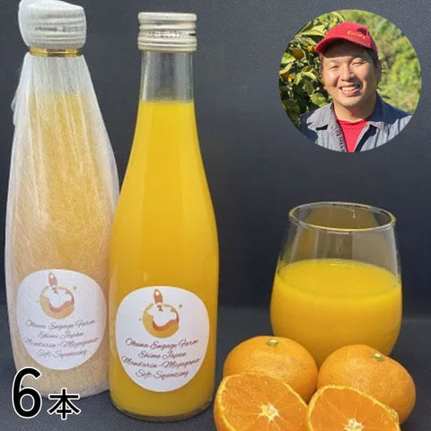 <愛媛発 糖度12度！濃厚すぎる>宮川早生丸絞り まろやかみかんジュース【300ml×6本】メーカー直送