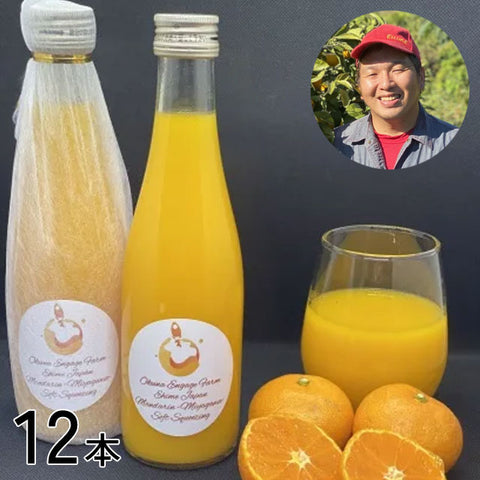 <愛媛発 糖度12度！濃厚すぎる>宮川早生丸絞り まろやかみかんジュース【300ml×12本】メーカー直送