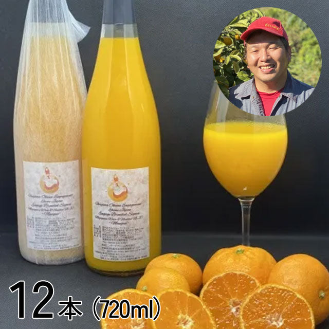 ＜愛媛みかん愛＞真面目に丁寧に作り上げた逸品【720ml×12本】