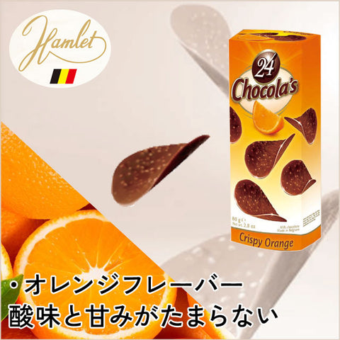 ＜ベルギー発＞まるでポテチ？！さくっとチョコチップス【3種×各4箱】