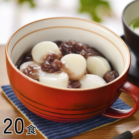＜レンジで簡単！＞米どころ新潟のとろけるあんこもち【2食入×10袋】
