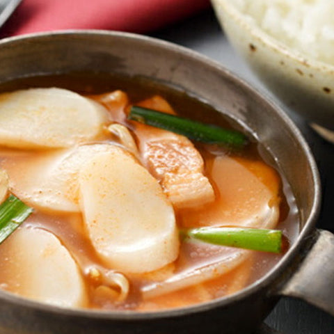 ＜レンジで簡単！＞米どころ新潟のピリ辛・もちもち韓国風スープ【2食入×10袋】