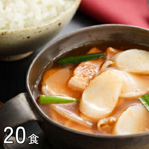 ＜レンジで簡単！＞米どころ新潟のピリ辛・もちもち韓国風スープ【2食入×10袋】