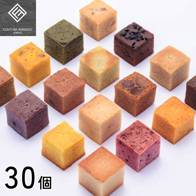 ＜濃厚フィナンシェ＞しっとり深いコク！かわいいキューブ型【5種×6個】