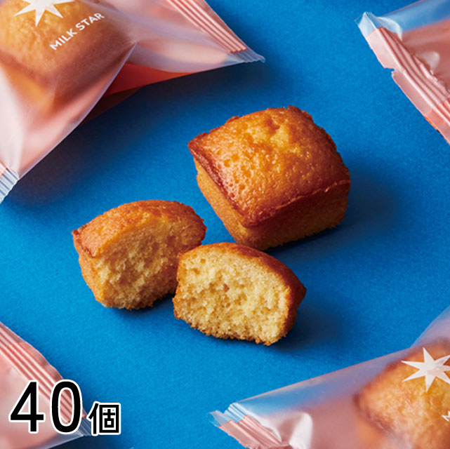 予約販売＜ひとくちで幸せ＞じゅわっと濃厚なミルクマドレーヌ【4個入×10箱】