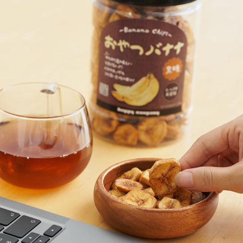 ＜2度揚げサクサク！＞3つの味が楽しいバナナチップス【3種8個】