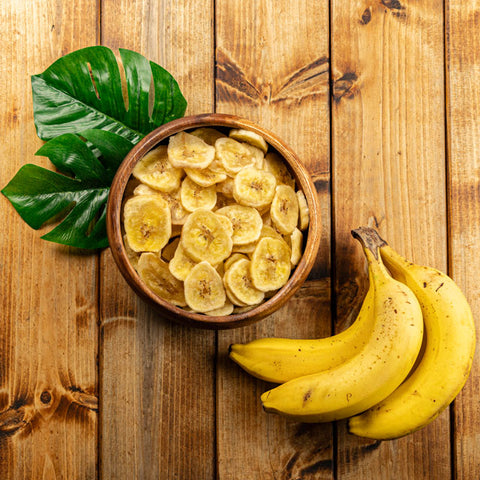 ＜2度揚げサクサク！＞3つの味が楽しいバナナチップス【3種8個】