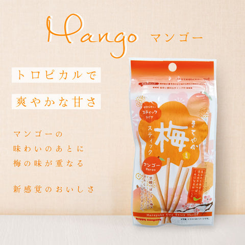 ＜梅×フルーツ＞やみつき梅スティック【3種×各10袋】
