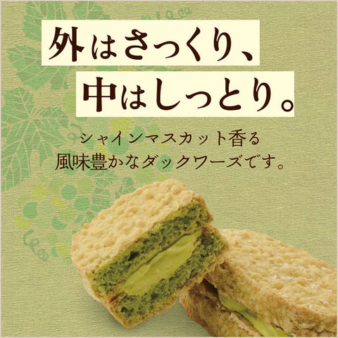 ＜シャインマスカット＞食感も楽しい焼き菓子【2種×各3箱】