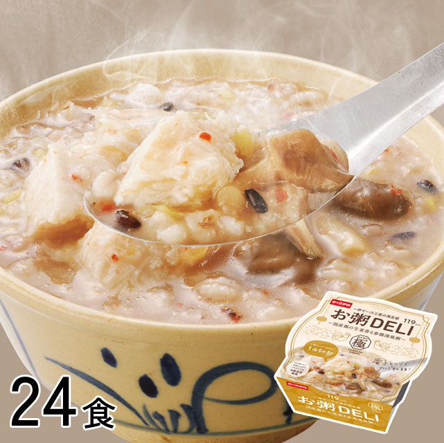 ＜お米屋さんのお粥DELI＞国産鶏の生姜香る参鶏湯風粥【24食】
