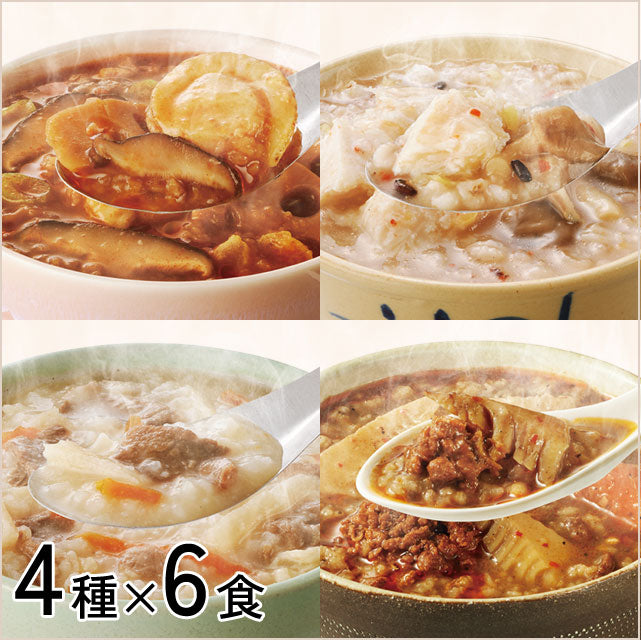 4種×6食＜お米屋さんのお粥DELI＞お試しセット24食