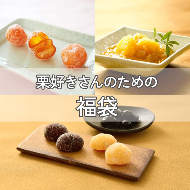 ＜栗好きさん集合！＞栗和菓子の特別なおたのしみセット