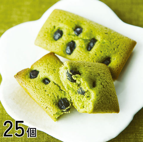 ＜季節を味わう＞黒豆屋さんの抹茶フィナンシェ【25個】