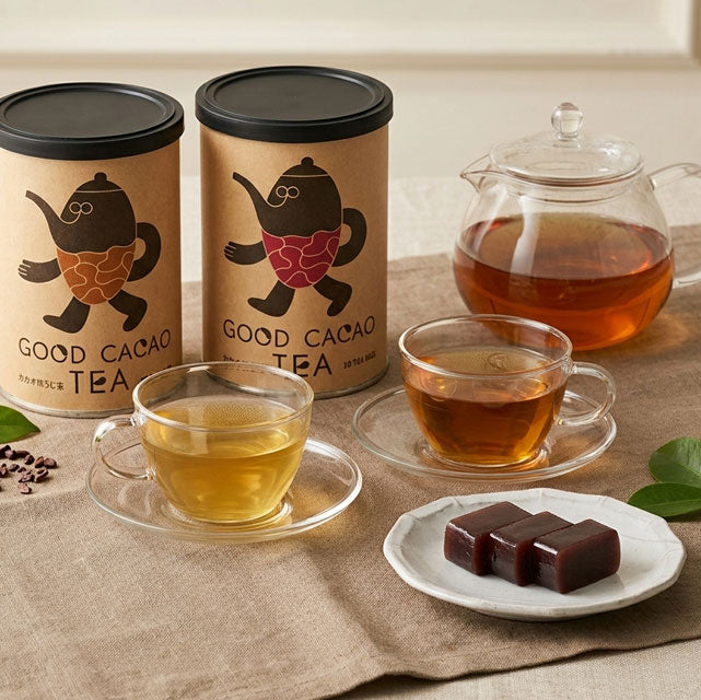 ＜おうちカフェ＞お茶と羊羹のほっとひといきセット