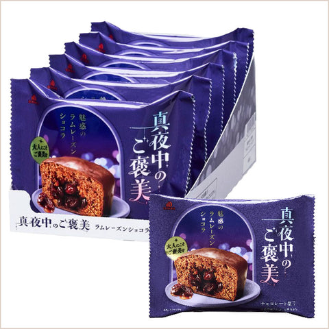 ＜大人のご褒美＞ラムレーズン香るチョコケーキ【48個・24個・6個】