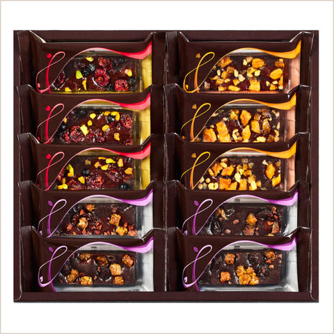 ＜濃厚ガトーショコラ＞贅沢3種のフルーツのせ【10個入×6箱】