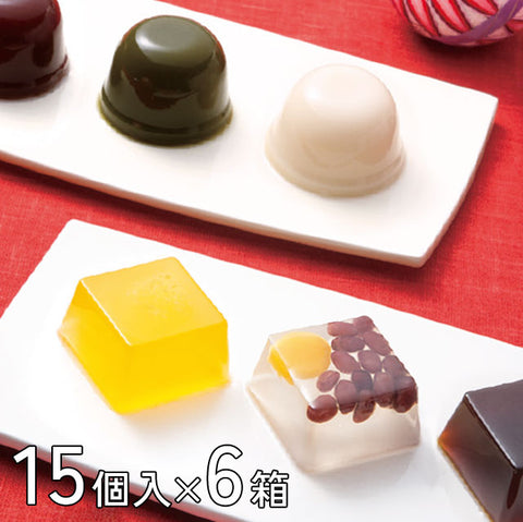 ＜匠の和菓子＞華やぐ6種の味わい【15個入×6箱】