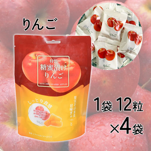 ＜しっとり果実＞蜜漬けドライフルーツ【3種×4袋】