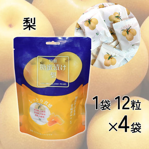 ＜しっとり果実＞蜜漬けドライフルーツ【3種×4袋】