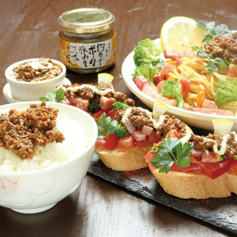 ＜甘辛味がクセになる＞高知が誇る四万十ポークの豚みそ【90ｇ×6瓶】