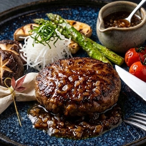 ★増量中★＜国産黒毛和牛＞トマトイタリアン＆玉ねぎ醤油ハンバーグ