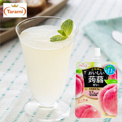 ＜食物繊維で美味しくケア＞蒟蒻ゼリー ピーチ味【30個】