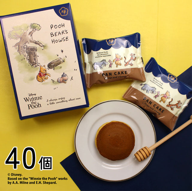 緊急販売！＜夢のコラボ＞ウメダチーズラボ × くまのプーさん限定パンケーキ 40個【4個入×10箱】